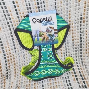 Lime Southwest Stars Dog Harness